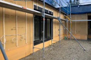 Installation Holzbau Außenbereich