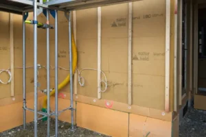 Installation Holzbau Außenbereich